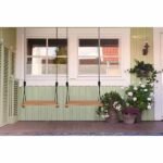 Balanço De Madeira Tão Perto, Tão Longe - Stain E Corda Preta - Meu Móvel De Madeira - Imagem 5