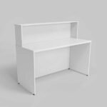 Balcão Atendimento Recepção Consultório 1200x600 Netmobil - Branco