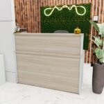 Balcão Atendimento Recepção Consultório 1200x600 Netmobil - Dubaibranco - Imagem 2