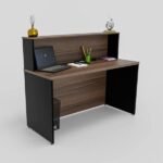 Balcão Atendimento Recepção Consultório 1200x600 Netmobil - Nogal - Imagem 2