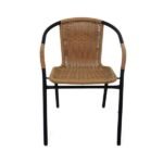 Cadeira Indaiá Bege Rattan - Imagem 4