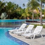 Espreguiçadeira em Plástico Reclinável com 3 Posições 28x71x194cm Branco Leblon Tramontina - Imagem 3