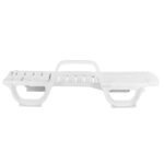 Espreguiçadeira em Plástico Reclinável com 3 Posições Branco Pitangui Antares - Imagem 4