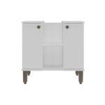 Armário Conjunto De Banheiro 60 Cm Para Lavatório Com Coluna Branco