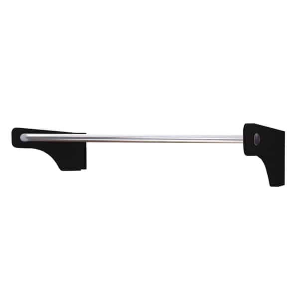 Cabideiro De Parede 80 Cm Arara Camiseiro Calceiro Preto Laca Cabideiro De Parede 80 Cm Arara Camiseiro Calceiro Preto Laca - Imagem 1