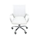 Cadeira De Escritório Begonia Tela Mesh Ergonômica Branco - Imagem 3