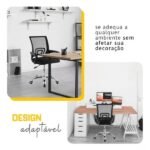 Cadeira De Escritório / Home Office Mesh Giratória E Ergométrica - Imagem 3