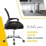 Cadeira De Escritório / Home Office Mesh Giratória E Ergométrica - Imagem 4
