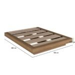 Cama Casal Queen Suspensa 140160 Zurique Mel - Imagem 3