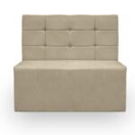 Canto Alemão Confortável Para Apartamento Cozinha E Restaurantes Suede Bege