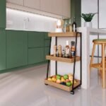 Carrinho Multiuso Albi Mel E Preto - Imagem 3