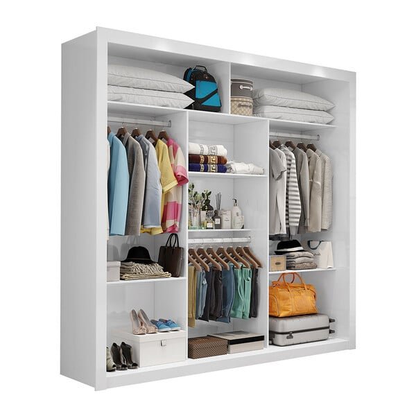 Closet Casal Clarice Sem Gavetas Carioca Móveis Closet Casal Clarice Sem Gavetas Carioca Móveis - Imagem 1