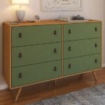 Cômoda Amazonas 6 Gavetas Alecrim - Panorama Móveis - Imagem 2