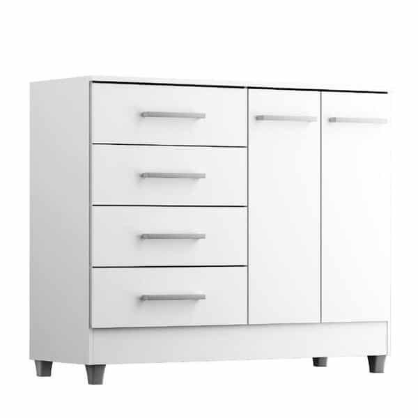 Comoda Gisele 4 Gavetas 2 Portas Comoda Gisele 4 Gavetas 2 Portas - Imagem 1