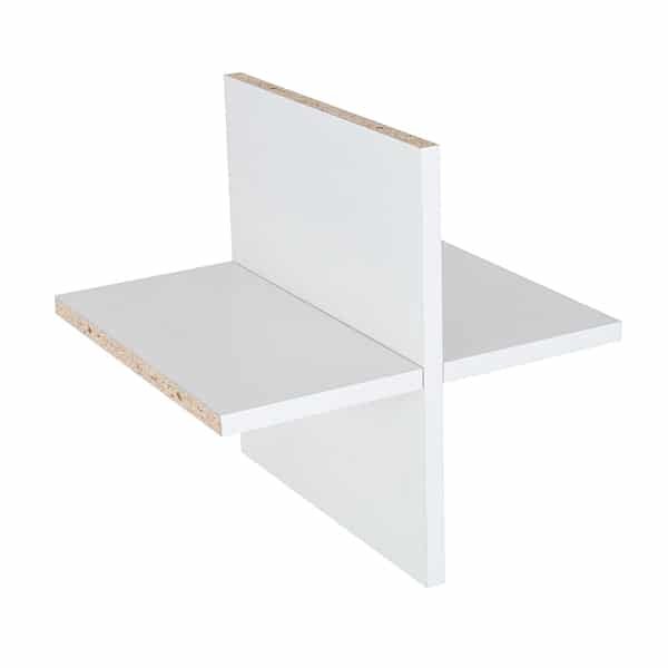 Divisão Cruz para Nicho Modular Branco Spaceo KUB Divisão Cruz para Nicho Modular Branco Spaceo KUB - Imagem 1