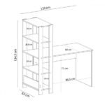 Escritório Completo Match 1 Porta Pinhopreto - Artely - Imagem 3