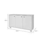 Escritório Decorado Valletta Branco - Imagem 4