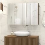 Espelheira para Banheiro Life Freijó 56x80x14 Astral Design - Imagem 2