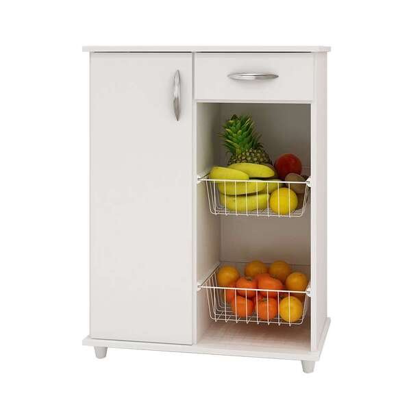 Fruteira Belize New 1 Pt 1 Gv Branco Fruteira Belize New 1 Pt 1 Gv Branco - Imagem 1