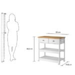Fruteira Galão Agua Ditália 2 Gavetas Ba-135 - Imagem 4