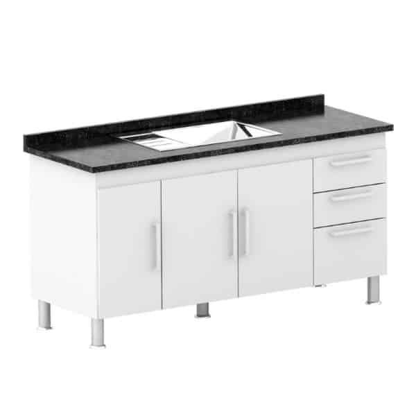 Gabinete De Pia Gemeos 1,50m Gabinete De Pia Gemeos 1,50m - Imagem 1