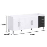 Gabinete De Pia Gemeos 1,80m - Imagem 3