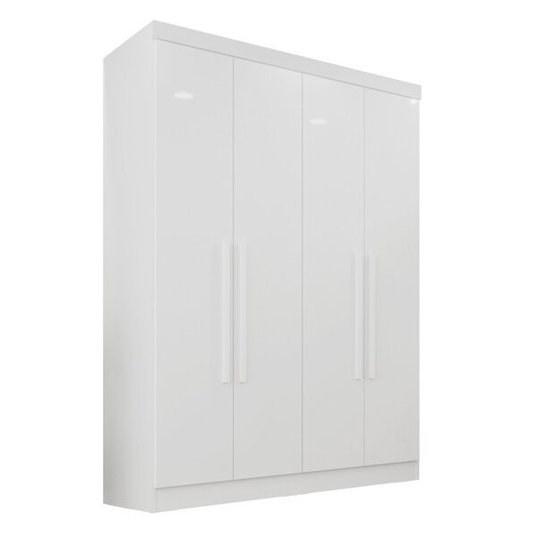 Guarda-roupa Casal 4 Portas 2 Gavetas França Guarda-roupa Casal 4 Portas 2 Gavetas França - Imagem 1