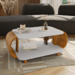 Mesa De Centro Floripa Off Whitenaturalle - Bechara Móveis - Imagem 2