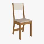 Mesa De Jantar Com 4 Cadeiras Talita Offwhite Com Freijó - Rede Móveis - Imagem 3