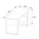 Mesa Para Escritório 160cm Me4182 Tecnomobili - Imagem 2