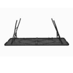 Mesa de Jardim Dobrável 6 Lugares Retangular 74x74x180cm Aço Preto Recife Plicosa - Imagem 5