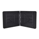 Mesa de Jardim Dobrável 6 Lugares Retangular 74x74x180cm Aço Preto Recife Plicosa - Imagem 2