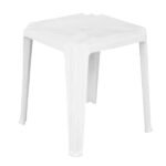 Mesa de Jardim Plástico 72x69x69cm Branco Tambaú Tramontina
