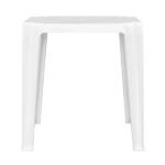 Mesa de Jardim Plástico 72x69x69cm Branco Tambaú Tramontina - Imagem 2