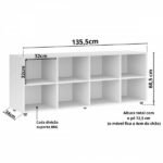 Nicho Organizador Horizontal Branco - Movelbras - Imagem 2