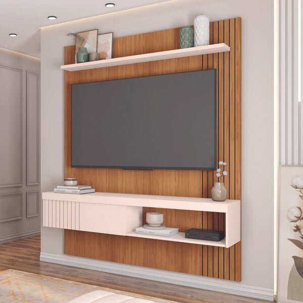 Painel Para Tv Ate 55 Esmeralda Caemmun 1,50 Painel Para Tv Ate 55 Esmeralda Caemmun 1,50 - Imagem 1