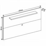 Painel Para Tv Até 60 Polegadas Safira 1 Prateleira Off White - Casa D - Imagem 3