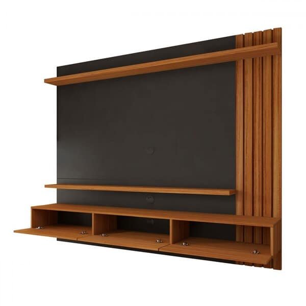 Painel Para Tv Até 70 Polegadas Christiania Ripado Pretofreijó - Panorama Móveis Painel Para Tv Até 70 Polegadas Christiania Ripado Pretofreijó - Panorama Móveis - Imagem 1