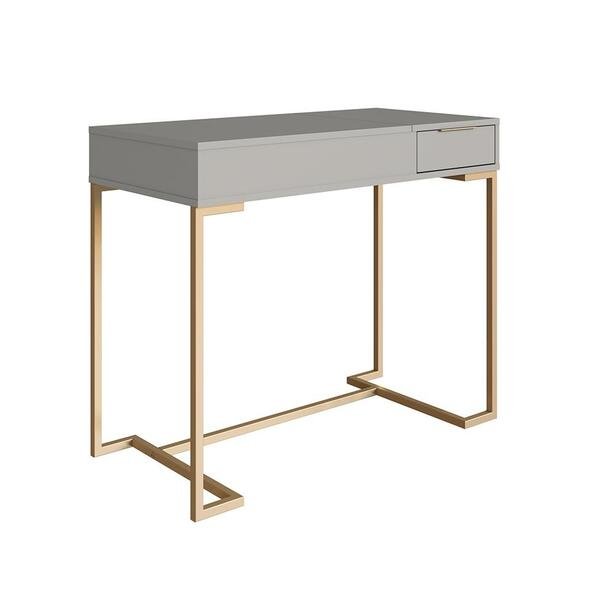 Penteadeira Com Espelho Amélia 1 Pt 1 Gv Arenas E Champagne Penteadeira Com Espelho Amélia 1 Pt 1 Gv Arenas E Champagne - Imagem 1