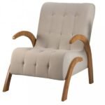 Poltrona 65cm Veludo Bari Viero Móveis