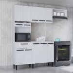 Cozinha Modulada 4 Peças Com Tampo Dora Poquema - Imagem 4