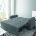 Sofá Cama Versátil 2 Lugares Veludo Selmer - Imagem 3