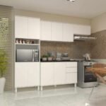 Torre Quente MDP Branco com 4 Portas 70x210x47cm Dora Luciane - Imagem 4