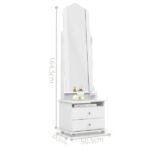 Toucador Espelho Gavetas Estiva Branco - Imagem 2